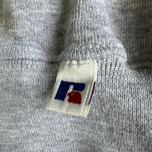 Vintage Russell Athletic Blank Crewneck Sweatshirt Grey L Made In Mexico Mint - Picture 4 of 9